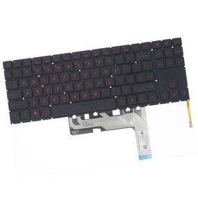 แป้นพิมพ์เรืองแสงสีดำเราพร้อมตัวอักษรสีแดง L98943-001รุ่นสำหรับ <span class=keywords><strong>HP</strong></span> <span class=keywords><strong>Omen</strong></span> <span class=keywords><strong>15</strong></span>-<span class=keywords><strong>en1000</strong></span> <span class=keywords><strong>15</strong></span>-en0004nl ชิ้นส่วนซ่อมอิเล็กทรอนิกส์ - Product Image 4