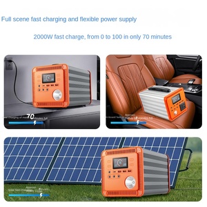 <span class=keywords><strong>Panneau</strong></span> <span class=keywords><strong>solaire</strong></span> portable de grande capacité pour l'extérieur, 300W/600W, alimentation d'urgence, stand mobile, tournée autonome, énergie domestique - Product Image 2