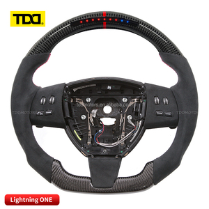 Volante de fibra de carbono TDD LED para Jaguar XE XF F-Type F-Pace E-Pace, volante personalizable - Product Image 4