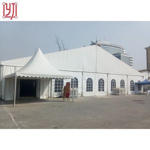 Tente de réception blanche pour mariage 10x20 et 10x40, structure en aluminium en forme de A avec parois latérales en PVC, à vendre - Product Image 2