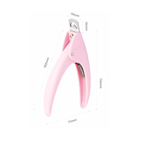 Coupe-ongles en acier inoxydable pour Nail Art artificiel, coupe-ongles en acrylique en forme de U