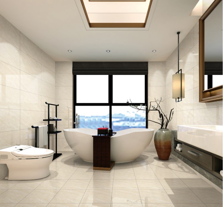 Cheap 400x800mm Beige Color Marble Design Wall Tile for Bathroom and Living Room