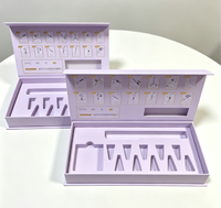 Boîte d'emballage personnalisée en carton ondulé écologique avec doublure en éponge pour stylos, flacons en verre, accessoires, boîte cadeau en papier personnalisée, OEM