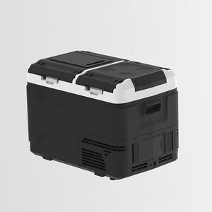 Réfrigérateur de voiture universel <span class=keywords><strong>12</strong></span> V/24V/220V, réfrigérateur de voiture à double zone à vitesse variable, compresseur de réfrigérateur <span class=keywords><strong>12</strong></span> <span class=keywords><strong>volts</strong></span> - Product Image 2