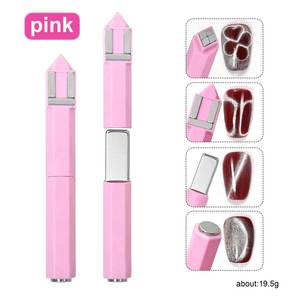 Stylo aimanté multifonctionnel 4-en-1 pour effet œil de chat, outil magnétique puissant pour nail art, conception détachable pour créer des effets œil de chat époustouflants - Product Image 2