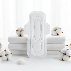Serviettes hygiéniques premium <span class=keywords><strong>Rael</strong></span> en coton biologique, super absorbantes, respirantes, ultra-fines, avec ailettes, jetables, pour la nuit - Product Image 3