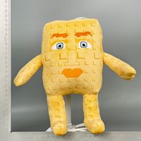 24 Designs Peluche Ours Douce et Moelleuse, Jouet en Peluche 'Brainrot' avec Doublure en Nylon et Tissu Flanelle
