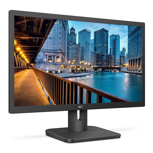 AOC 20E1H 19.5-Inch New Desktop Computer Monitor with Low Blue Light DP Interface Wall Mountable for Business Office Use