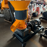Machine de fabrication de granulés d'aliments pour animaux (volailles, bovins, porcins, ovins) avec réducteur rotatif à rouleaux, capacité de 1,5 tonne/heure, personnalisable