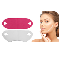 Masque Hydrogel au Collagène pour le Menton, Bandeau de Contouring et de Lifting en V, Réducteur de Double Menton, Masque Amincissant pour le Visage, Affine la Définition de la Ligne du Menton