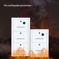2 Laci tahan api lemari arsip logam antimagnet kabinet penyimpanan baja tahan api 4 laci berkas lateral kabinet