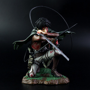 Anime <span class=keywords><strong>Attack</strong></span> <span class=keywords><strong>On</strong></span> Titan Figures Levi Ackerman Figures Levi 20Cm Model PVC Toy - Product Image 2