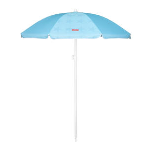 批发最佳澳大利亚易携带倾斜铝杆聚酯防紫外线重型蓝色太阳沙滩伞带标志 - Product Image 2