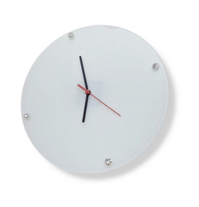 BL-15 Khung Ảnh Bằng Thủy Tinh In Thăng Hoa Tròn 30*30CM Kèm Đồng Hồ - Product Image 3