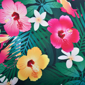 Fábrica personalizada Havaí impressão de malha 80% Nylon 20% Spandex 4 Way Stretch tecido de natação para GYM,Activewear - Product Image 5