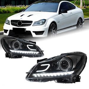 Kit de Reequipamiento de Faros Delanteros para Automóviles Universal Racing Car BQD03, Conjunto de Faros Delanteros LED para Mercedes-Benz W204 2011-2014 - Product Image 1