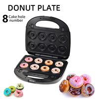 Vente en gros 750W 2 tranches détachable plaque antiadhésive professionnel donut panini Triangle Sandwich Maker 6 en 1 gaufrier