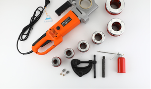 เครื่องต๊าปเกลียวท่อแบบพกพา GMTE-03 ขนาด 1/2"-2" พร้อมหัวต๊าป 6 แบบ และมอเตอร์ทองแดงทั้งตัว - Product Image 5
