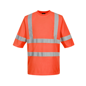 Camiseta de Seguridad de Alta Visibilidad Reflectante, Ropa de Trabajo con Certificación ANSI/ISEA 107 Clase 2/3, 100% Poliéster para Personal de Almacén - Product Image 1