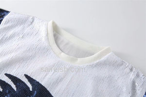 Saireish <span class=keywords><strong>Ellington</strong></span> Robe tunique en jersey à paillettes de football pour femme Roadrunners Mini écologique avec taille naturelle - Product Image 4