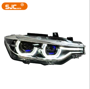 SJC Led Đèn Pha cho BMW F30 Ikon phong cách màu vàng trắng DRL 2013-2018 M3 F80 320i 325i tự động phía trước đèn phụ kiện xe hơi - Product Image 4