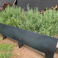 Clôture moderne en acier corten de haute qualité Treillis et panneaux de portails Bordure pour parcs et villas Bordure de jardin Bordure en métal