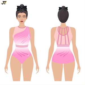 <span class=keywords><strong>Justaucorps</strong></span> <span class=keywords><strong>de</strong></span> gymnastique rythmique artistique personnalisé pour la <span class=keywords><strong>compétition</strong></span> professionnelle, tenue d'entraînement confortable conçue pour l'entraînement des adultes - Product Image 2