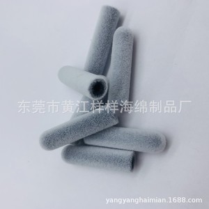 Punta de esponja Puf para limpieza de auriculares Bluetooth, eliminación de polvo de teléfonos móviles, esponja de PU flocada gris YY2653 - Product Image 5