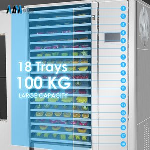 เครื่องอบแห้งอาหารอุตสาหกรรมขนาด 100 กก.-300 กก. แบบลมร้อน สำหรับอบผักและผลไม้แห้ง - Product Image 4