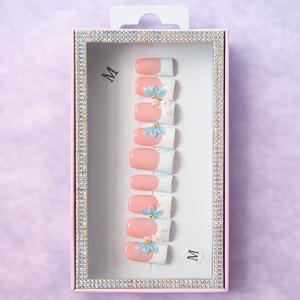 <span class=keywords><strong>Uñas</strong></span> Postizas Acrílicas 3D Hechas a Mano, <span class=keywords><strong>Cortas</strong></span> y Cuadradas, con Logotipo Personalizado y Empaque <span class=keywords><strong>de</strong></span> Proveedor, Venta al Por Mayor - Product Image 2