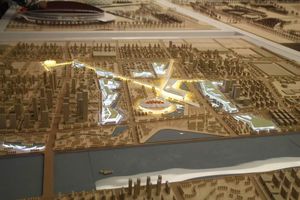 Modelo Moderno de Planificación Micro-Urbana con Plástico ABS, Color Personalizable y Soluciones de Diseño 3D para Aplicaciones Inmobiliarias y de Parques - Product Image 1