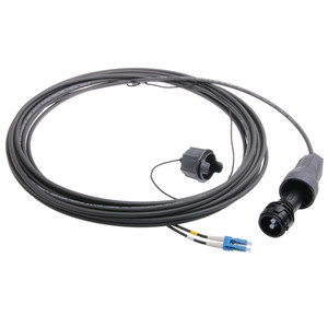 Fullaxs IP67 DLC LC Connectorized impermeable monomodo OS2 Duplex 5,0mm LSZH RRU Cable de conexión para estación FTTA 5G - Product Image 1