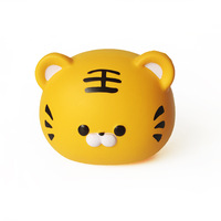 Paigo Paigo0371 2026 Nouveau jouet anti-stress transfrontalier en mousse PU à rebond lent, tête de tigre de dessin animé, pour enfants de 7 à 14 ans