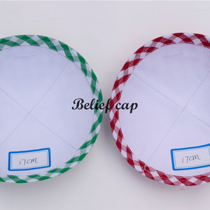 Judaica belother kippah กีฬา kippah เด็กชายผู้ใหญ่รูปแบบ kippot 6 "skullcap <span class=keywords><strong>yamaka</strong></span> สำหรับบาร์แต่งงาน - Product Image 4