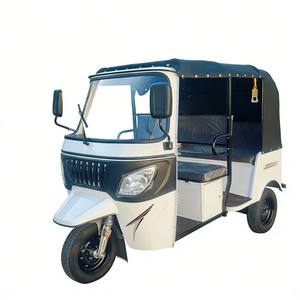 Triciclo de Pasajeros a Gasolina Resistente <span class=keywords><strong>con</strong></span> <span class=keywords><strong>Techo</strong></span> y Motor, <span class=keywords><strong>Trimoto</strong></span> para Paseos Turísticos. - Product Image 4