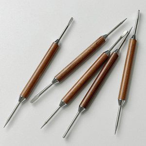 Penna per Latte Art in Acciaio Inox 304, Strumento per Disegno su Caffè con Manico in Legno, Doppia Punta, Accessori per Barista, Design per Espresso, Casa e Caffetteria - Product Image 6