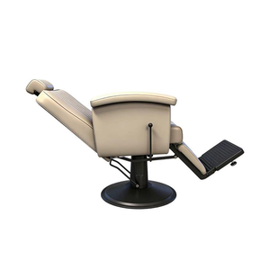 Sillón de Barbería Moderno de Cuero Sintético, Altura Ajustable, Base Hidráulica Resistente, Ecológico, para Salón de Belleza, Barbería, Sala de Estar - Product Image 2