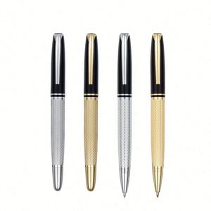 Custom <b>Gold</b> Silver High End Metal Ballpoint <b>Pen</b> Customizable Luxury Logo Elegant Signature Design Black/Multi-Colored Ink for - Product Image 1