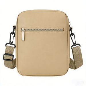 Borsa a tracolla mini quadrata da <span class=keywords><strong>uomo</strong></span> tinta unita, casual, leggera, per cellulare, stile urbano - Product Image 3