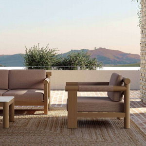 Ensemble <span class=keywords><strong>de</strong></span> canapés modernes en rotin tressé en <span class=keywords><strong>aluminium</strong></span> 4 pièces, résistant à l'eau, pour l'extérieur, le <span class=keywords><strong>jardin</strong></span>, le <span class=keywords><strong>salon</strong></span> et l'hôtellerie - Product Image 2