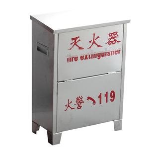 Gabinete Extintor de Incendios de Acero Inoxidable, Montado en Pared, para Polvo Químico Seco Clase A, Uso Residencial y de Oficina, con Logotipo Serigrafiado - Product Image 3