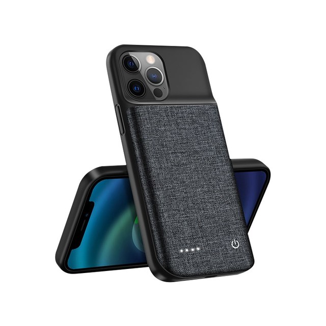 Wireless Charging 6800mAh Battery case Oxford Cloth Portable Battery for iPhone 15 14 13 12 11 Pro Max for iPhone X XR XS Max