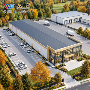 Bâtiment en acier pour showroom et bureau, conçu pour l'exposition de produits commerciaux, avec espaces de réunion et aménagements d'aires de réception client - Product Image 1