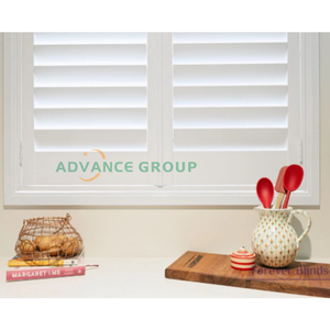Volets de fenêtre sur mesure en PVC et aluminium, panneaux à persiennes, volets horizontaux en <span class=keywords><strong>bois</strong></span> de style français, fabrication chinoise - Product Image 3