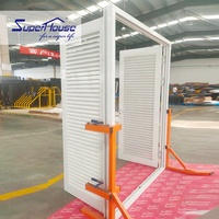 Reconnaissance faciale adaptative de qualité supérieure serrure intelligente en aluminium sécurité entrée avant persienne obturateur porte de cour