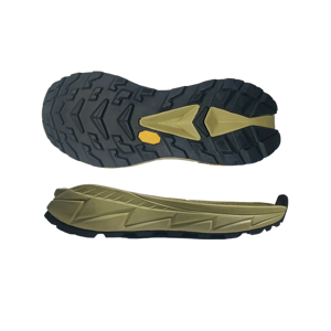 Semelle extérieure composite EVA+TPR antidérapante et résistante à l'usure pour chaussures de randonnée, couleur personnalisée, pour usine de chaussures. - Product Image 1
