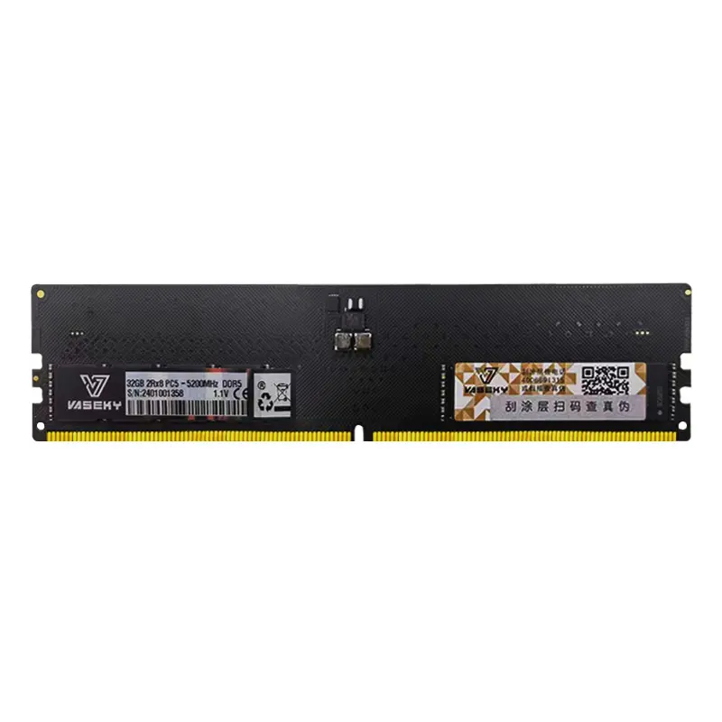 Vaseky OEM & ODM Desktop DDR5 Memória Ram 8GB/16GB/32GB Memória pc rams DDR5 32GB 1600 3200 4800 5200mhz para peças de pc