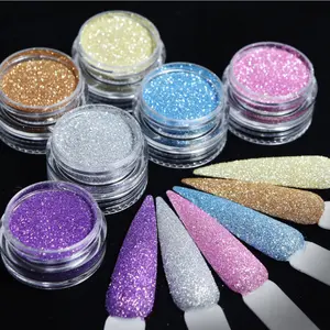 BIN Nail art bubuk berlian kristal burst flash diamond glitter kuku payet bubuk akrilik