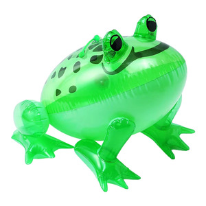 Jouet grenouille gonflable qui brille dans le noir pour les enfants, pour s'amuser en extérieur et en intérieur - Product Image 3