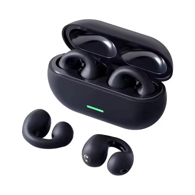 Top Selling Bone Conduction Ear Hook Bt 5.3 Tws Earclip Wireless Sports Earphone Gym Running Earbuds